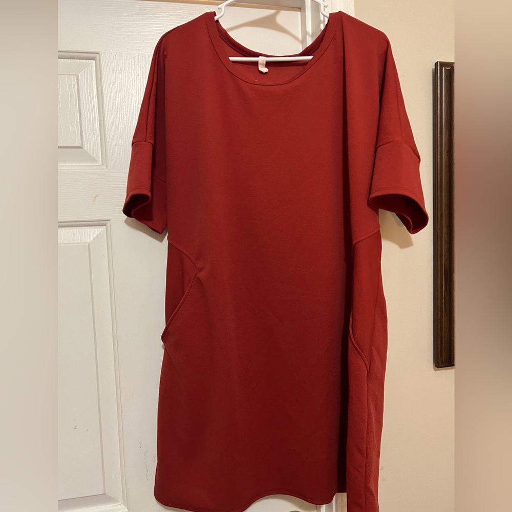 Burgundy tunic